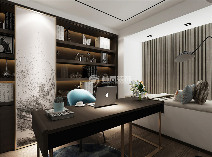 書(shū)房榻榻米改造裝修效果圖