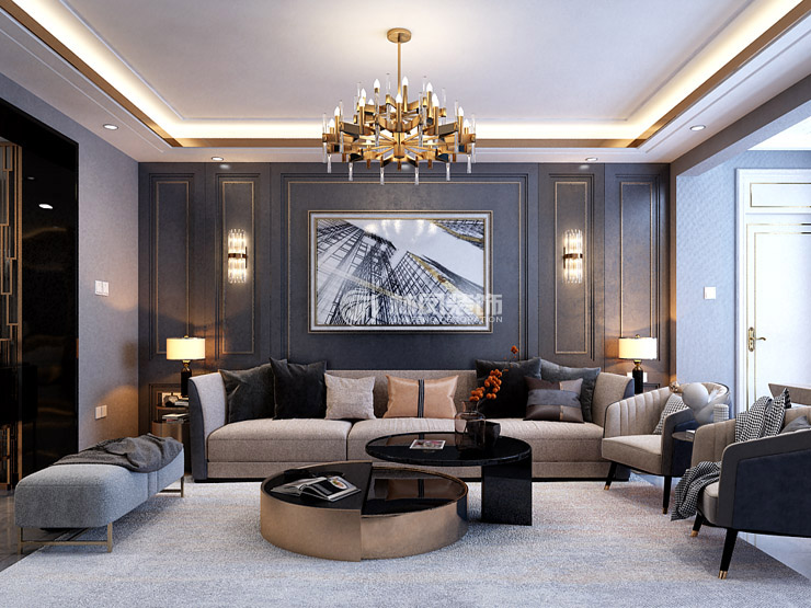 港式風(fēng)格客廳裝修效果圖