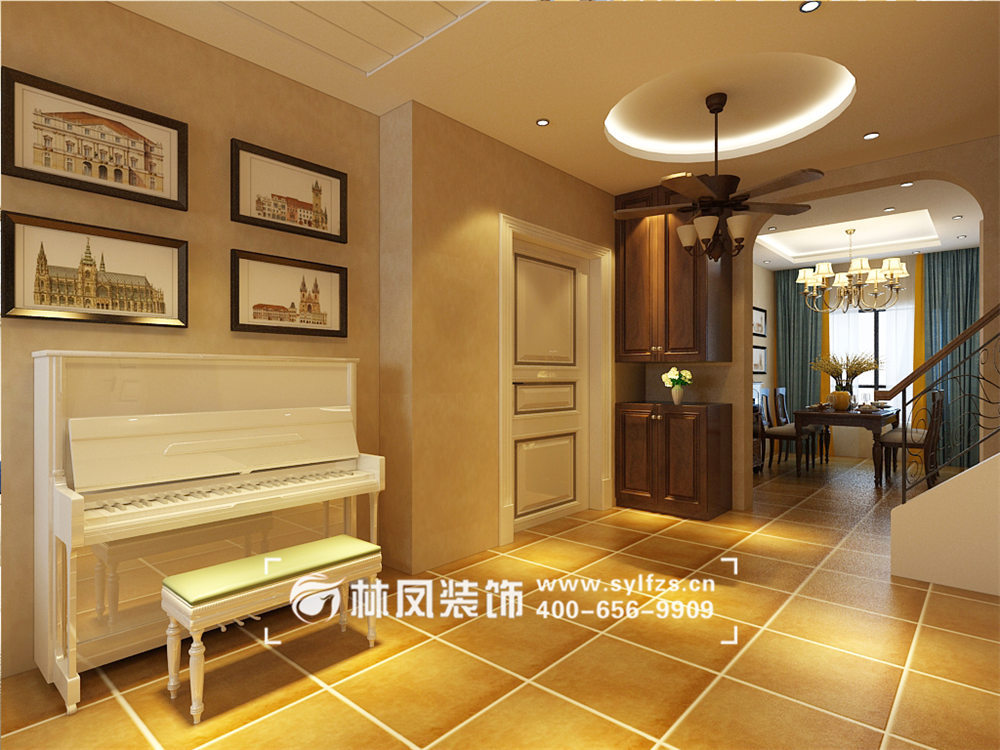 華潤橡樹灣-159平-美式風格-客廳 (1).jpg