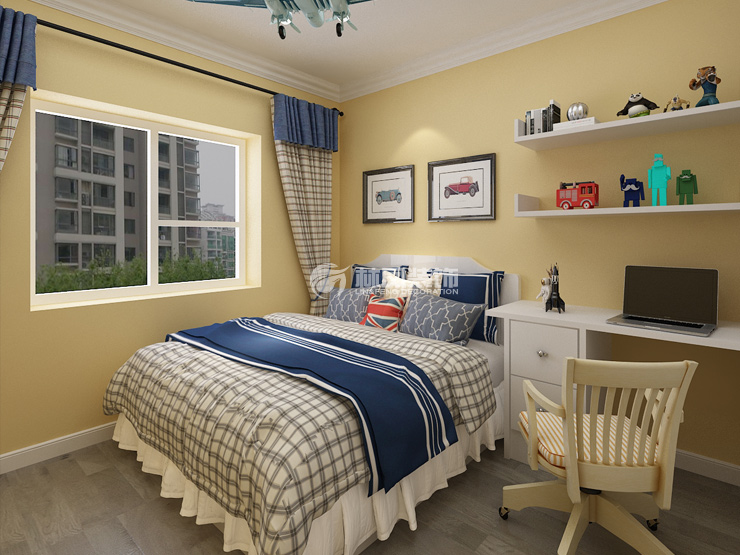 清河灣-137平-美式風格-兒童房3.jpg