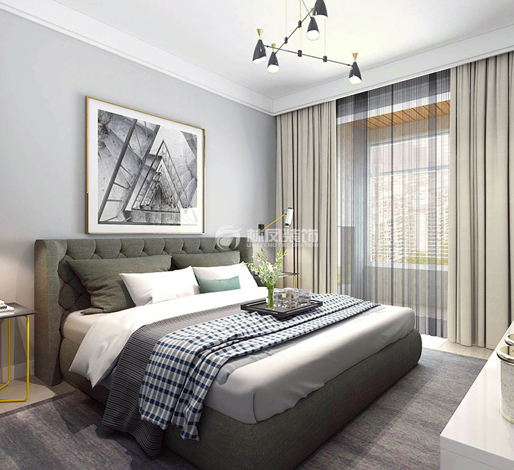 綠城全運村-92平-現(xiàn)代風格-臥室.jpg
