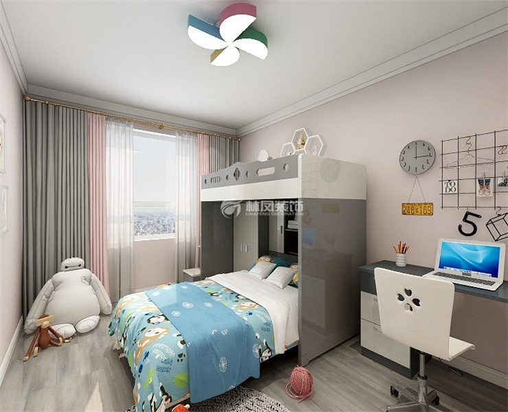 北國奧林匹克花園-156平-現(xiàn)代輕奢風(fēng)格-兒童房.jpg