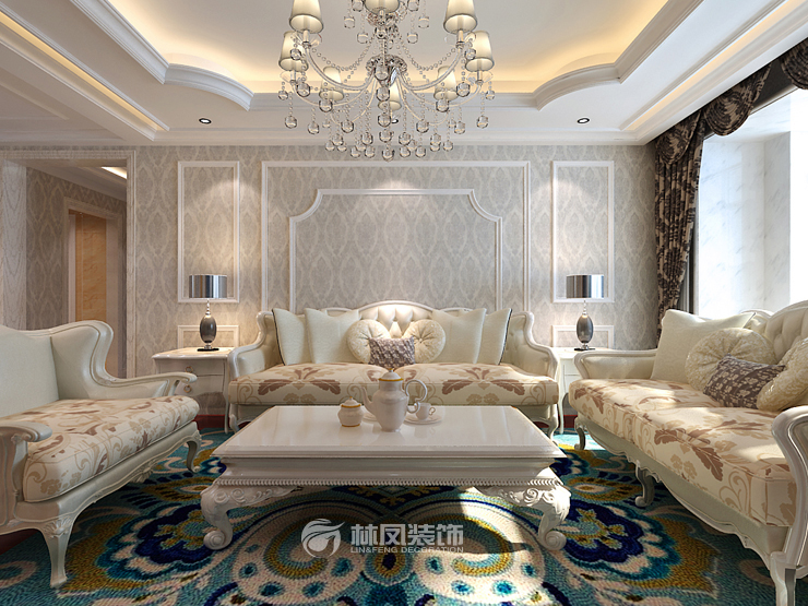 國際社區-140平米-法式新古典-客廳6.jpg
