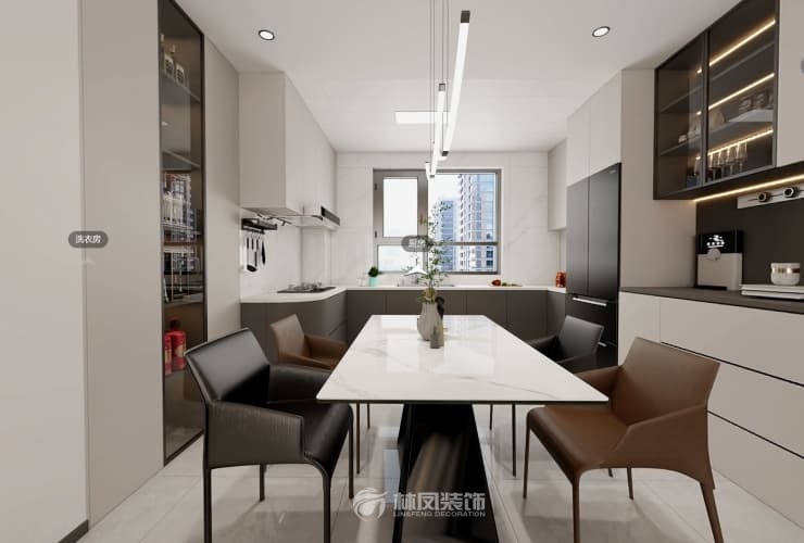 保利公園壹號124平 現代風格 餐廳.jpg