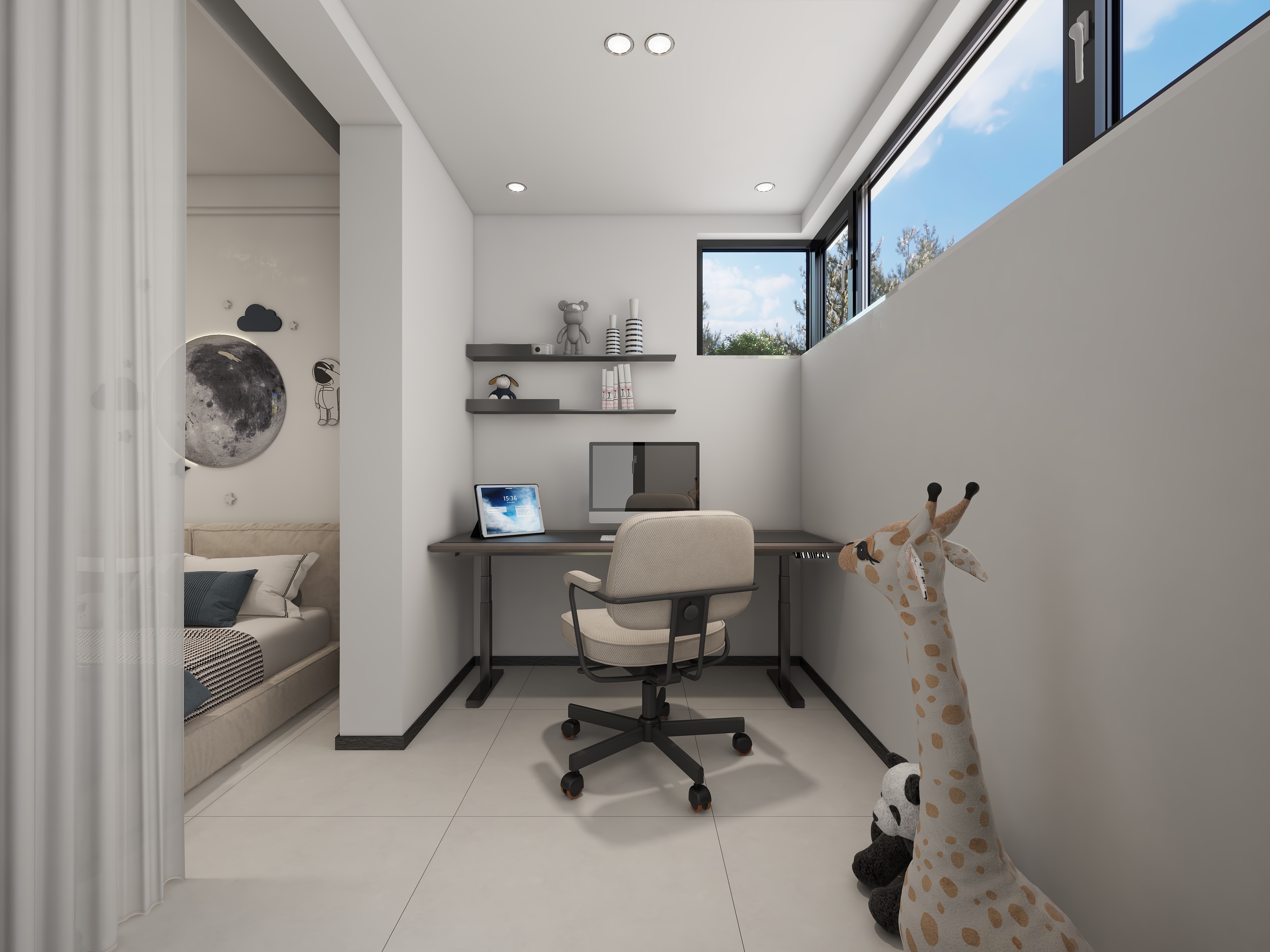 格林生活坊95㎡ 現代風格 次臥.jpg