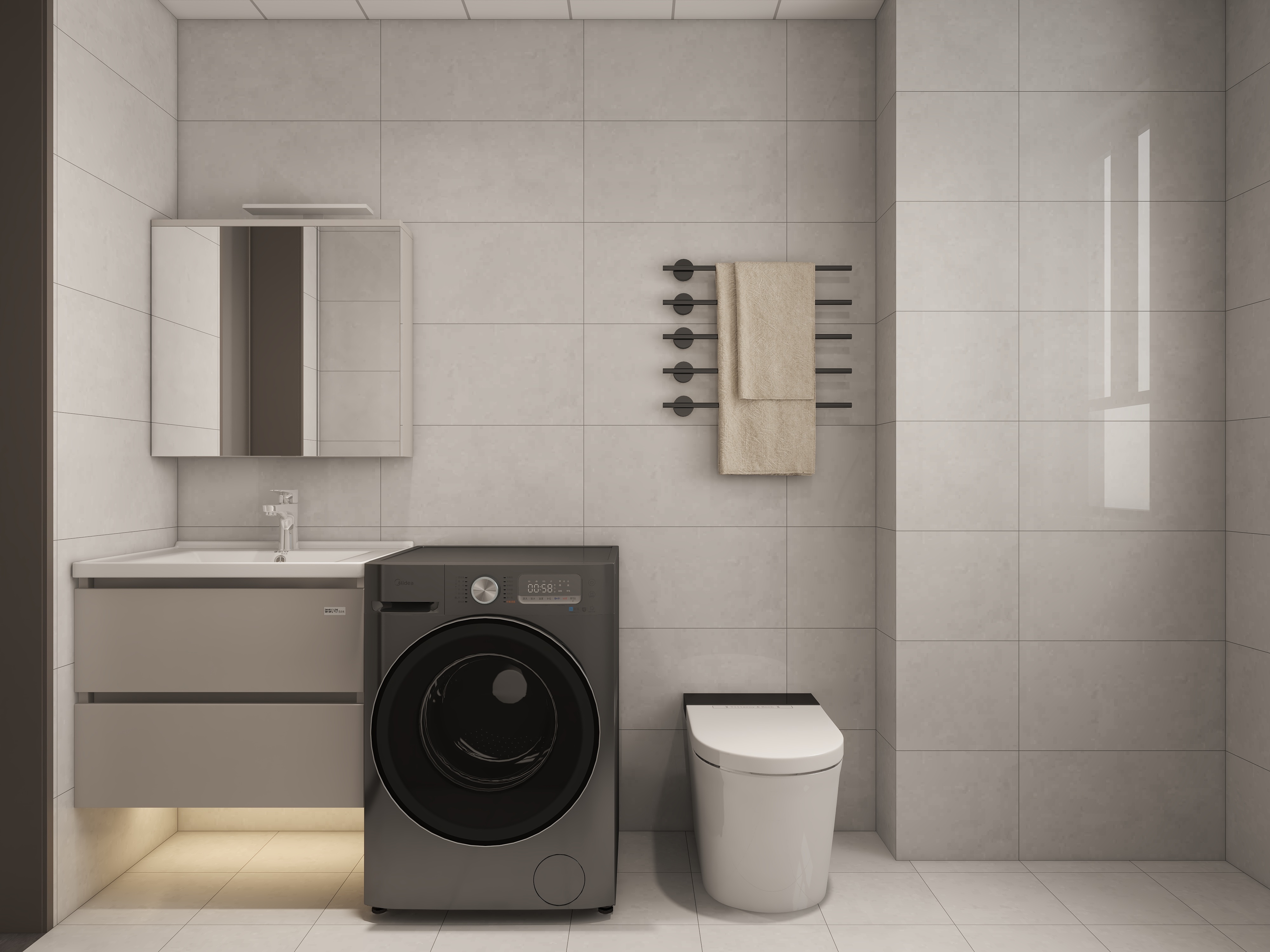 保利茉莉公館115㎡現代風格-衛生間2 .jpg