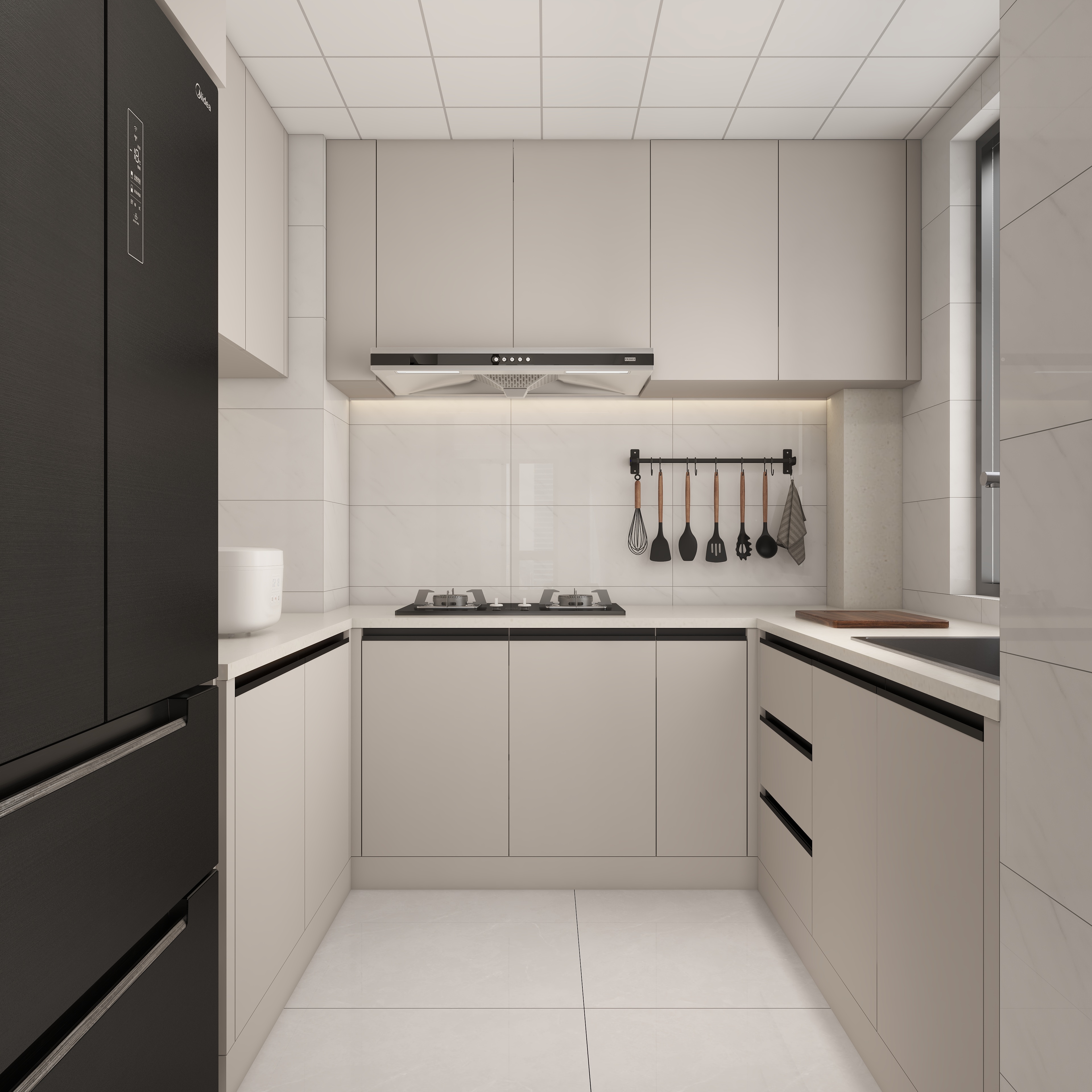 保利茉莉公館115㎡現代風格-廚房 .jpg