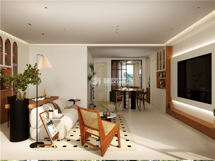 龍湖九里頤和-150平-中古風格-客廳 (3).jpg