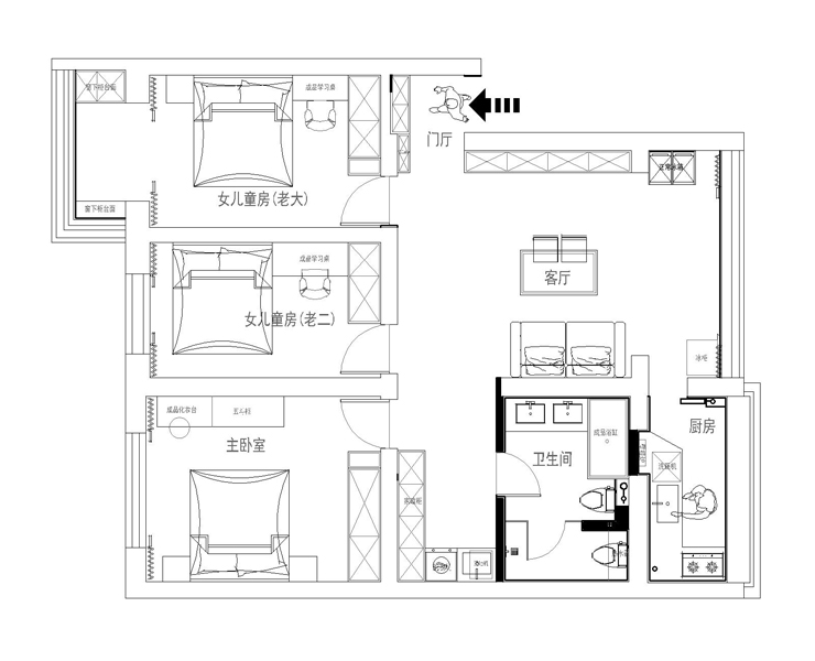 泊岸華庭-100平-現代風格-戶型圖 .jpg