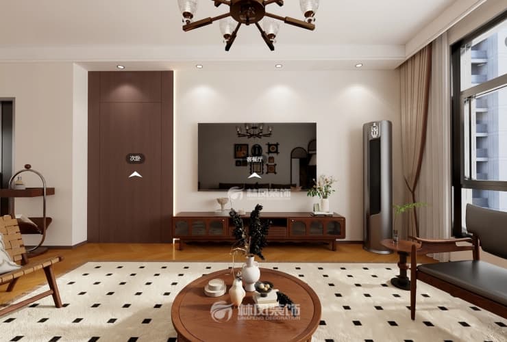 泰萊首園 180平 中古風格 客廳1.jpg